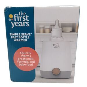 The First Years Simple Serve Bottle Quick Warmer Y1095 Baby Formula Heater (New)